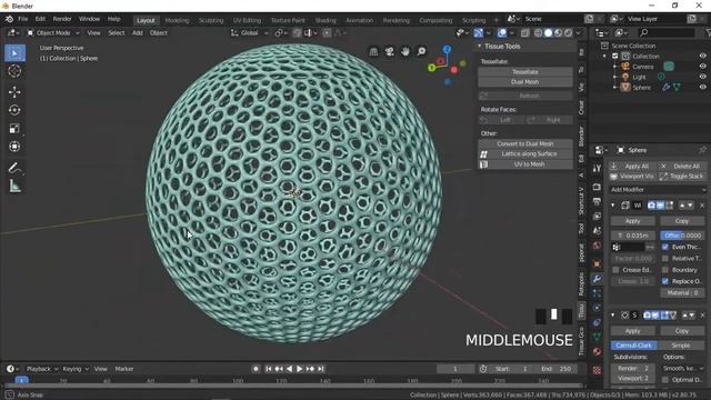 How To Install And Use Tissue Addon In Blender 2.83 смотреть онлайн