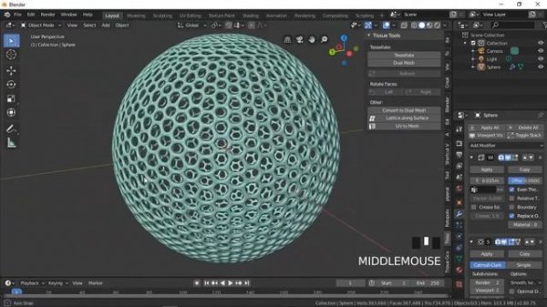 How To Install And Use Tissue Addon In Blender 2.83