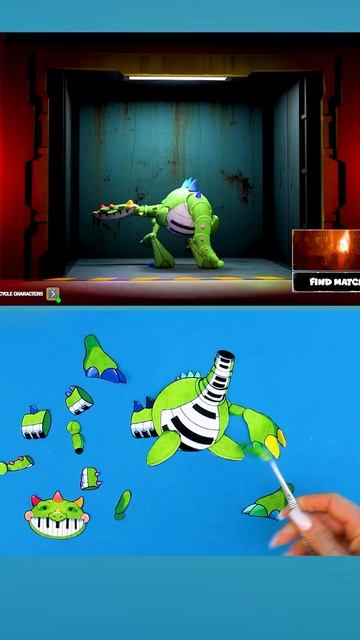 Как сделать головоломку Пианозавра из Поппи Плейтайм 4 – Простая бумажная поделка смотреть онлайн