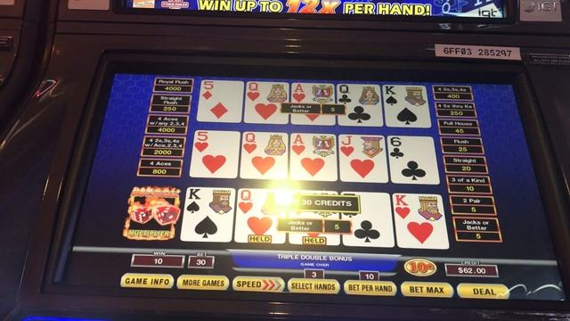 ** HOT ROLL VIDEO POKER ** 10 AND 25 CENT DENOM смотреть онлайн