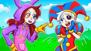 ❤️ Майнкрафт но МЫ СТАЛИ ПЕРСОНАЖАМИ из ЦИФРОВОГО ЦИРКА