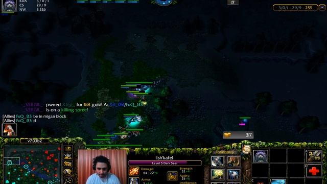 Dark Seer in the best game play dota 1 (pos 3) смотреть онлайн