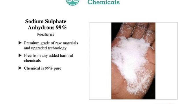 Sodium Sulphate Anhydrous 99% | DESTINY CHEMICALS смотреть онлайн