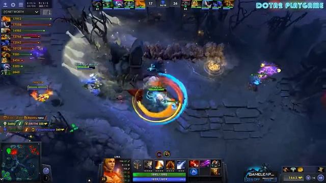 Navi Dendi Pro Lina 4 vs 5 Comeback Divine Rapier Dota 2 Gameplay смотреть онлайн