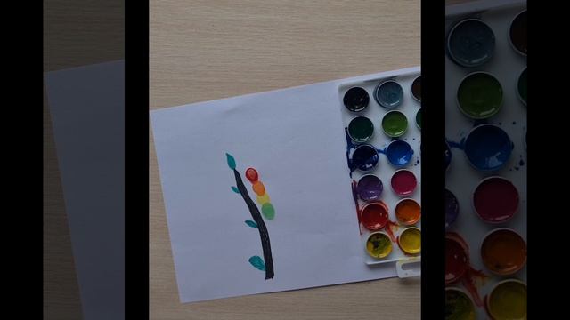 Рисуем пальчиками#идея для развития ребёнка#необычная техника рисования