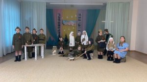 инсценировка песни В землянке - подготтовительная группа №8