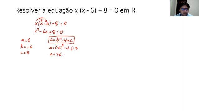 x (x - 6) + 8 = 0 смотреть онлайн