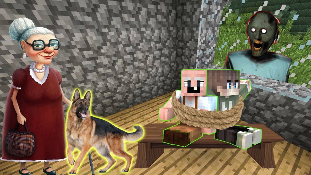 БАБКА ГРЕННИ ПОДСМОТРЕЛА ЧЕРЕЗ ОКНО ЗА СВОЕЙ ПОДРУГОЙ ЗИНКОЙ В МАЙНКРАФТ ТРОЛЛИНГ ЛОВУШКА МОНСТРА смотреть онлайн