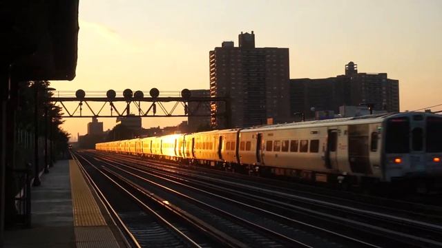 LIRR: Penn Station bound M9 Train passing Forest Hills смотреть онлайн
