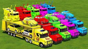 Машинки летают и прыгают! Развивающие мультики Машины помощники. Мультфильмы про машинки