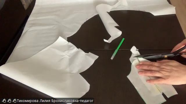 3. Моделирование и раскрой платья.