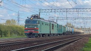 Списанная легенда из прошлого! ВЛ10-1535 с грузовым поездом из цистерн мчит на Москву