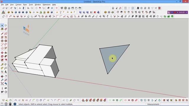 Học 3d sketchup 49 vẽ đối tượng đối xứng bằng plugin learning 3d sketchup use mirror plugin смотреть онлайн