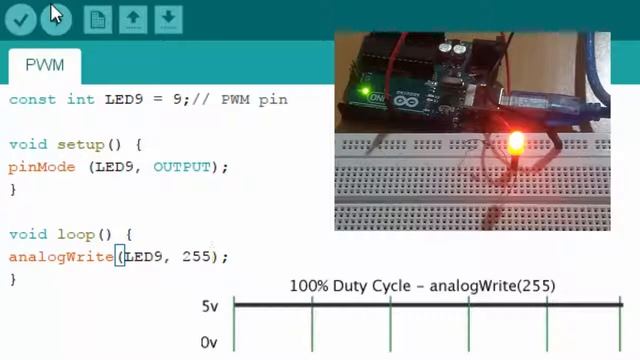Arduino Tutorial # 16 What is Plus Width Modulation with demonstration & How to fake PWM to Non PWM смотреть онлайн