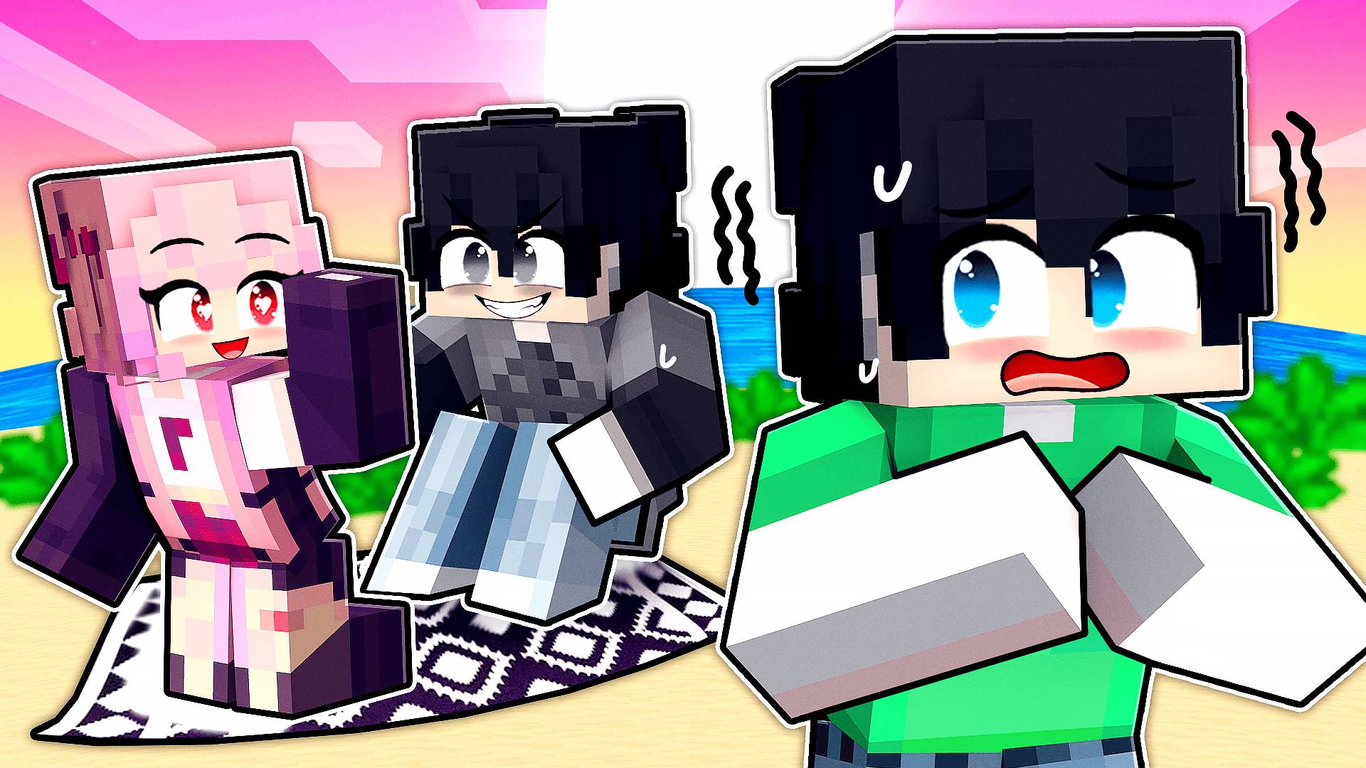 Мой ЗЛОЙ Брат Близнец Украл Мою Девушку в Майнкрафт! смотреть онлайн