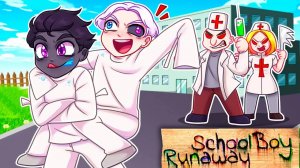 😨 Майнкрафт но Я СБЕЖАЛ ИЗ ПСИХУШКИ в SCHOOLBOY RUNAWAY