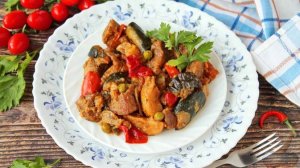 Быстро и вкусно. СВИНИНА С ЗАМОРОЖЕННЫМИ ОВОЩАМИ И СОЕВЫМ СОУСОМ