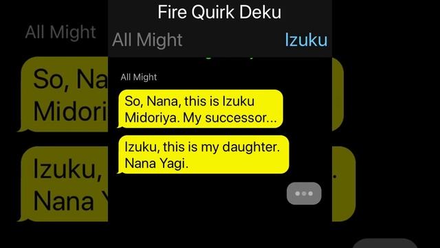 Fire Quirk Deku. || My Hero Academia TextingStory // Part 2 смотреть онлайн