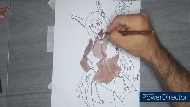 How to Draw ANIME GIRL MIRKO BNHAAnime drawing speed artSpeed Pencil Drawing смотреть онлайн