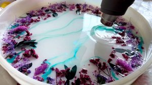 Волшебный столик из эпоксидной смолы с сухоцветами | Resin Art своими руками