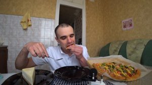 МУКБАНГ ДРУГАЯ ВЕРСИЯ - ПИЦЦА / УДОН С КУРИЦЕЙ ( WOK ) / ЧИЗКЕЙК / EATING MUKBANG ASMR АСМР