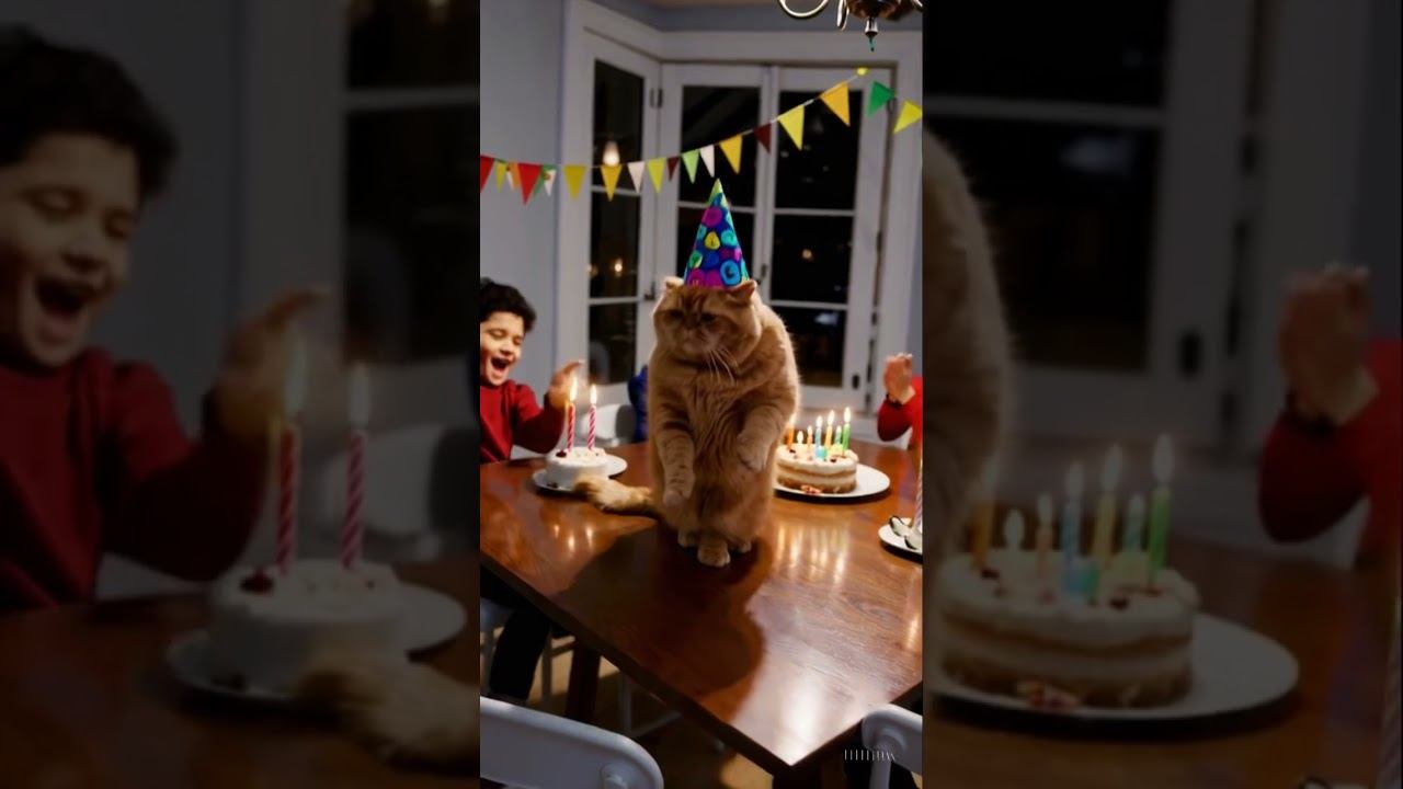 “Birthday Boss Cat” смотреть онлайн