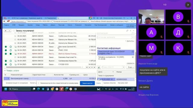 ПИ-24 Онлайн встреча Информационные системы 1С в Бизнесе.