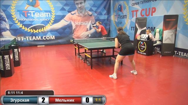 Игра за 3 место. Згурская - Мельник. 12 июня 2016 TT Cup смотреть онлайн