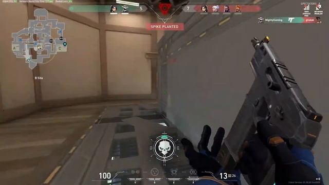 Mighty Gaming Learning Valorant first clutch in valorant смотреть онлайн