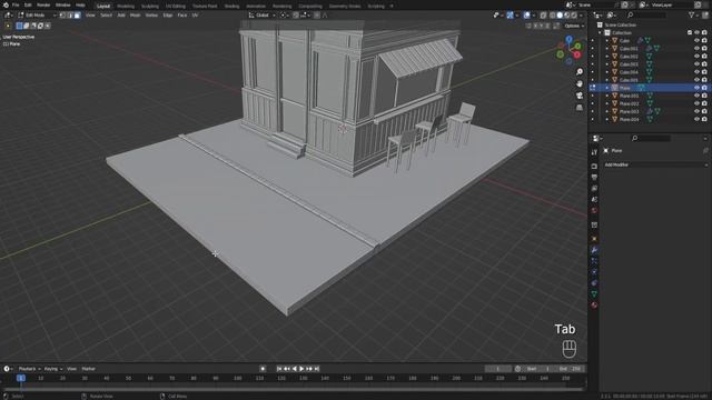 How to make Apartment Building in Blender | 3D Modeling | Timelapse смотреть онлайн