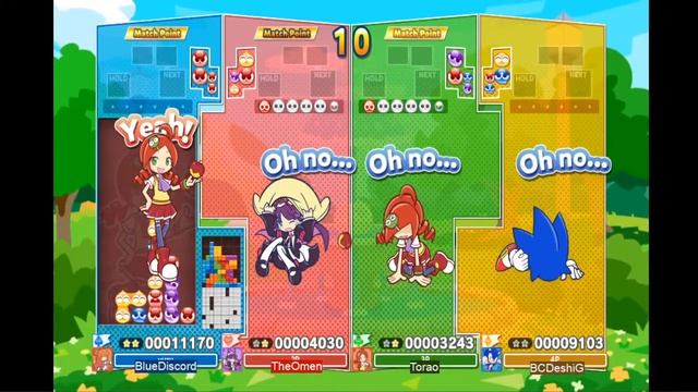 Puyo Puyo Tetris 2 Parsec Tournament смотреть онлайн