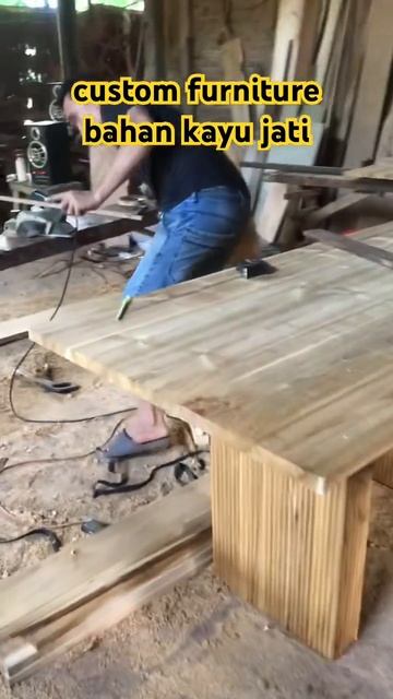 #kayujati #mejaminimalis #mejamakanminimalis #mejamakanjati #furniturejepara