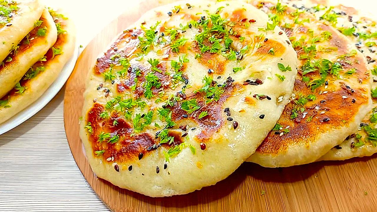 🔝 Вкусные и сытные лепешки на сковороде! Быстро и вкусно! Для всей семьи! смотреть онлайн