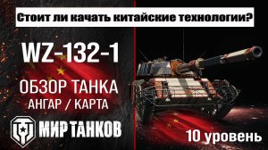 WZ-132-1 обзор танка Китая | оборудование WZ 132-1 бронирование | ВЗ-132-1 перки мир танков