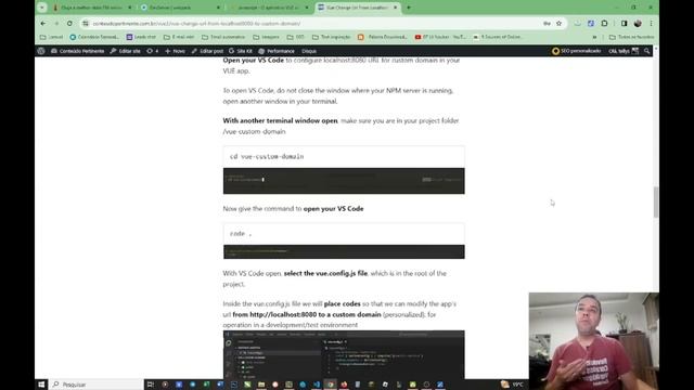 Vue Change Url From Localhost:8080 To Custom Domain смотреть онлайн