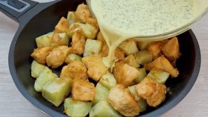 Картошка с мясом в духовке, почти по-деревенски, вкусно и сытно_ простые идеи для обеда или ужина.