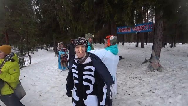 На лыжне чудес в Кинешме смотреть онлайн