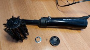 Babyliss Big hair 42 mm. Cleaning.  Чистка щётки-фена .