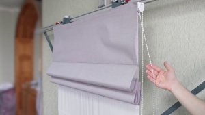 Управление двойной римской шторой «Твинс» день-ночь One Touch