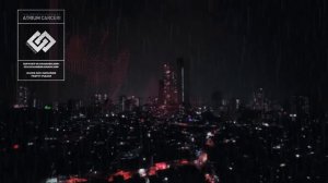 Rainy Night City Ambience with Police Radio - Relaxing Dark Ambient for Focus & Gaming
