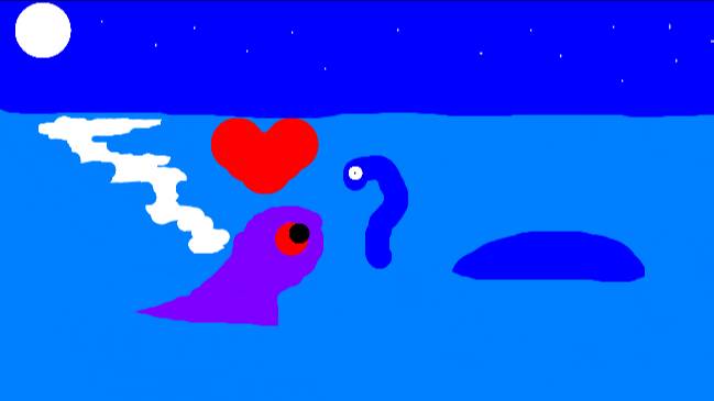 Мавис кистями рисует наш путь