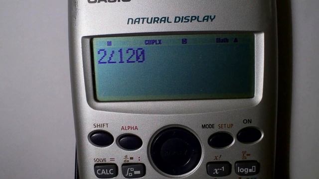 Numeros complejos Calculadora Casio fx 570 ES смотреть онлайн