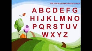 Итальянский алфавит.Italian abc