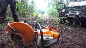 Она не сдавалась до последнего! Три дня борьбы. Продолжение лесо-тяги.