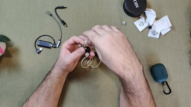 EDC Навушники TRN Kirin, TRN VX, Realme Buds T300, ЦАП E1DA 9038D