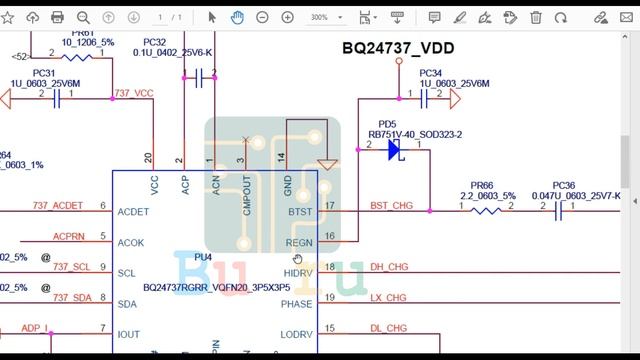 Pin Penting Pada IC Charger BQ24737 Pada Motherboard Laptop