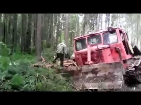 Трактор ТТ-4 разулся на волоку. смотреть онлайн