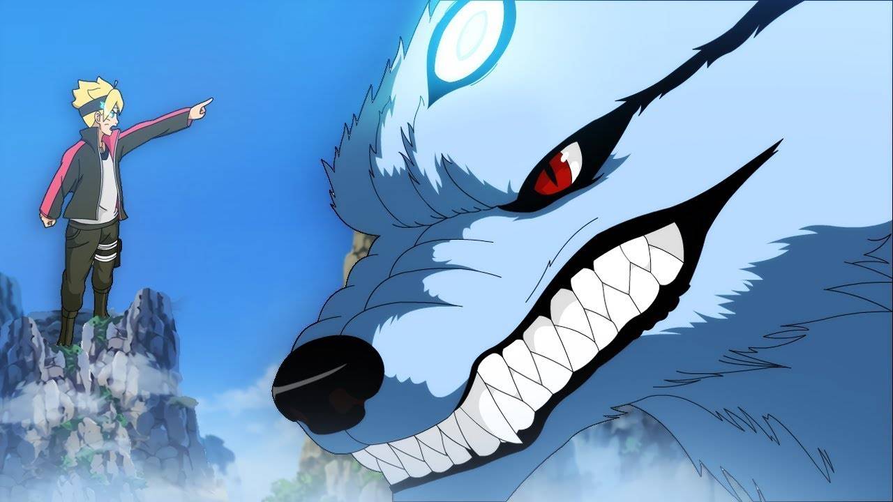 Боруто призвал белого Кураму L Наруто испугался увидев нового Кураму в Аниме Боруто