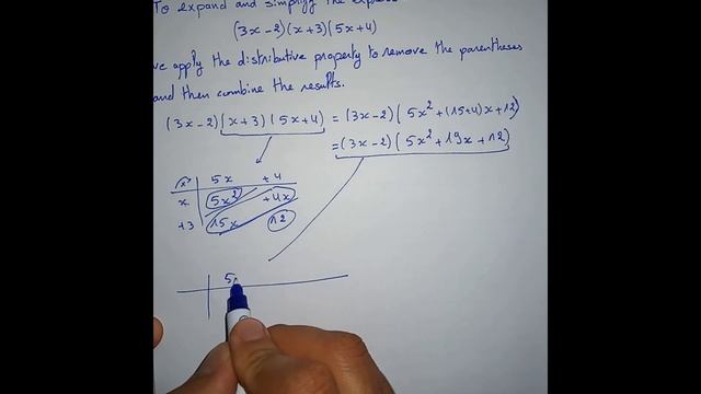 E𝒙𝒑𝒂𝒏𝒅 and Simplify (3𝒙-2)(𝒙+3)(5𝒙+4) смотреть онлайн