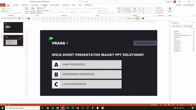 Hoe maak je een quiz in PowerPoint? | PowerPoint Basics | PPT Solutions смотреть онлайн
